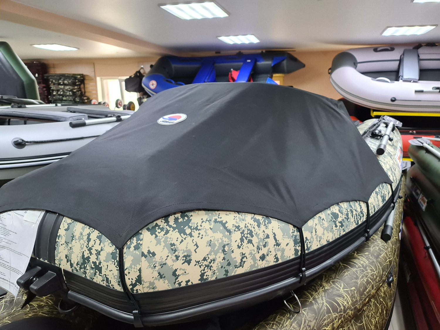 КОМПЛЕКТ НОСОВОГО ТЕНТА К ЛОДКЕ SMARINE AIR MAX 360 ЧЕРНЫЙ в Копейске